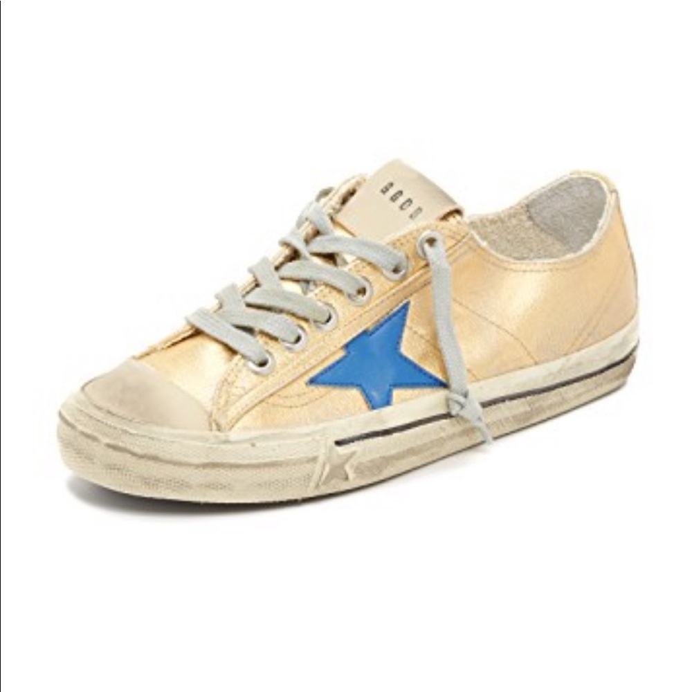 Golden Goose vstar gold/blue